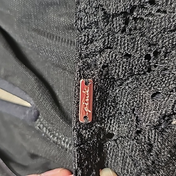 PINK NWOT Victoria Secret Lace Bralette in Black Size MDD - Picture 3 of 7